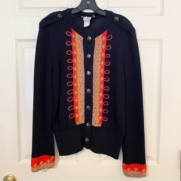 Sweaters - black sweater cardigan button up